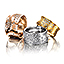 Schmuck: Ringe, Ketten, Gold, Silber, Platin